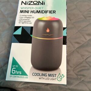Nizoni Mini Humidifier with LED Light